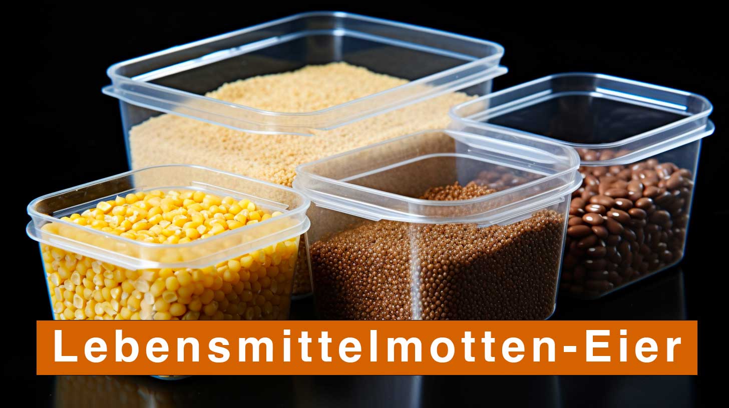 Lebensmittelmotten Eier: Aufspüren und vollständig entfernen