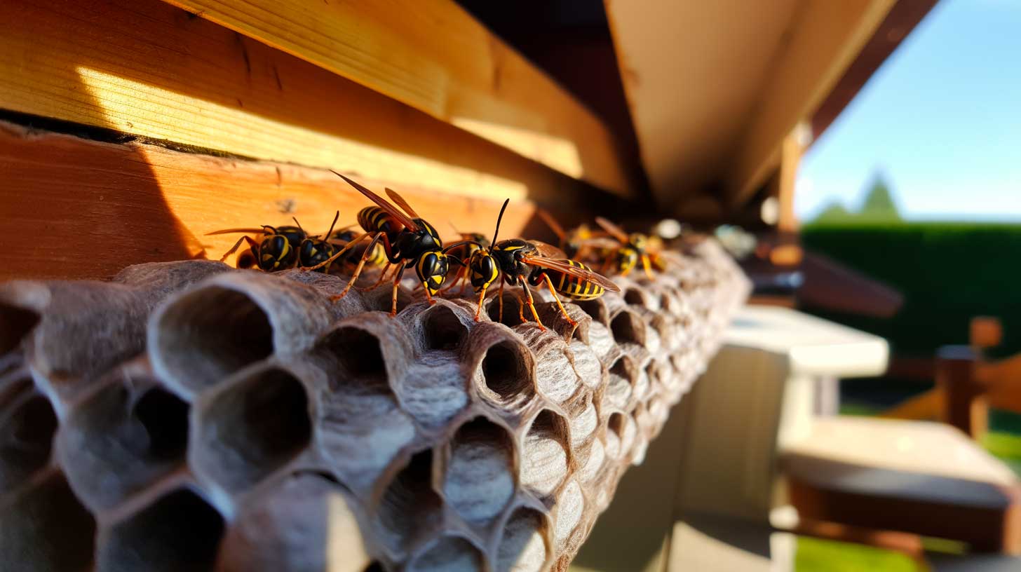 Mittel gegen Wespen im Dach